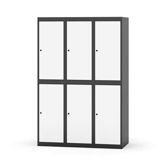 Novis garderobeskab lige topplade 2:3 B120 cm