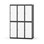 Novis garderobeskab lige topplade 2:3 B120 cm