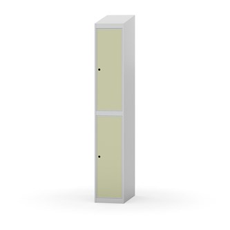 Novis garderobeskab skrå topplade 2:1 B30 cm