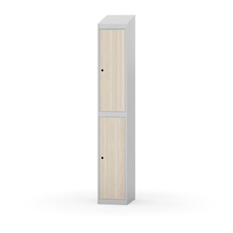 Novis garderobeskab skrå topplade 2:1 B30 cm