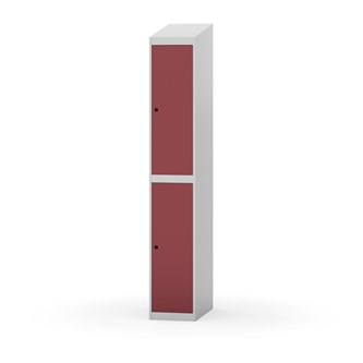 Novis garderobeskab skrå topplade 2:1 B30 cm