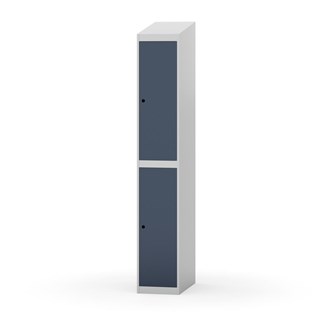 Novis garderobeskab skrå topplade 2:1 B30 cm