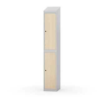 Novis garderobeskab skrå topplade 2:1 B30 cm