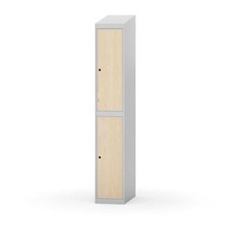 Novis garderobeskab skrå topplade 2:1 B30 cm