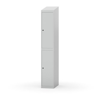 Novis garderobeskab skrå topplade 2:1 B30 cm