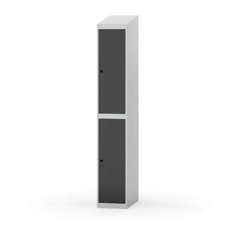Novis garderobeskab skrå topplade 2:1 B30 cm