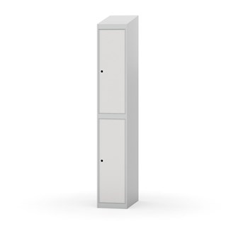 Novis garderobeskab skrå topplade 2:1 B30 cm