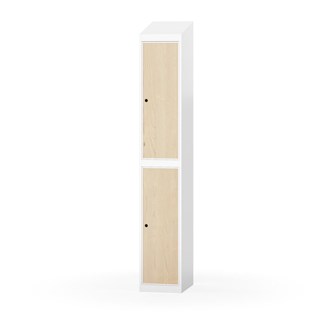 Novis garderobeskab skrå topplade 2:1 B30 cm