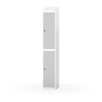 Novis garderobeskab skrå topplade 2:1 B30 cm