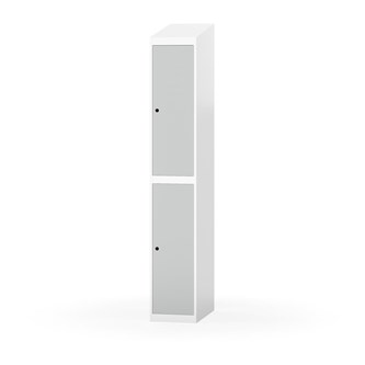 Novis garderobeskab skrå topplade 2:1 B30 cm
