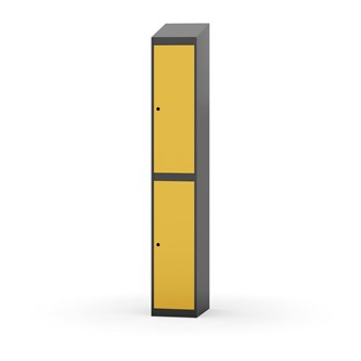 Novis garderobeskab skrå topplade 2:1 B30 cm