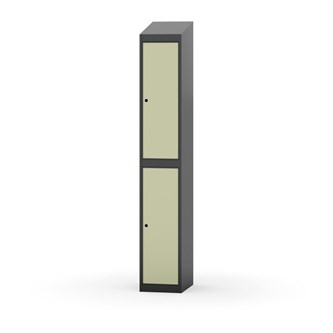 Novis garderobeskab skrå topplade 2:1 B30 cm