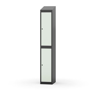Novis garderobeskab skrå topplade 2:1 B30 cm