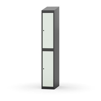 Novis garderobeskab skrå topplade 2:1 B30 cm