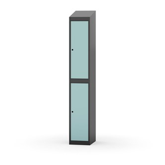 Novis garderobeskab skrå topplade 2:1 B30 cm