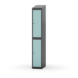 Novis garderobeskab skrå topplade 2:1 B30 cm