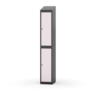 Novis garderobeskab skrå topplade 2:1 B30 cm