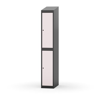Novis garderobeskab skrå topplade 2:1 B30 cm