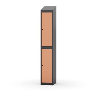 Novis garderobeskab skrå topplade 2:1 B30 cm
