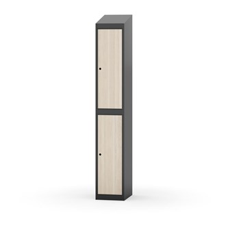 Novis garderobeskab skrå topplade 2:1 B30 cm