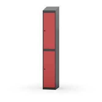 Novis garderobeskab skrå topplade 2:1 B30 cm