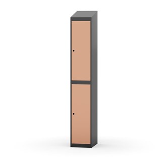 Novis garderobeskab skrå topplade 2:1 B30 cm