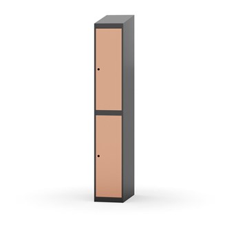 Novis garderobeskab skrå topplade 2:1 B30 cm