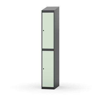 Novis garderobeskab skrå topplade 2:1 B30 cm