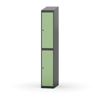 Novis garderobeskab skrå topplade 2:1 B30 cm