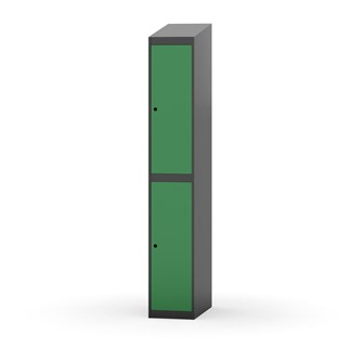 Novis garderobeskab skrå topplade 2:1 B30 cm