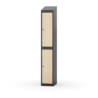 Novis garderobeskab skrå topplade 2:1 B30 cm