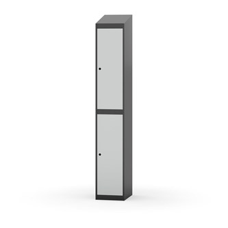 Novis garderobeskab skrå topplade 2:1 B30 cm