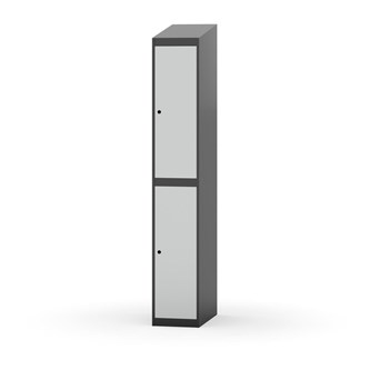 Novis garderobeskab skrå topplade 2:1 B30 cm
