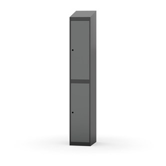 Novis garderobeskab skrå topplade 2:1 B30 cm