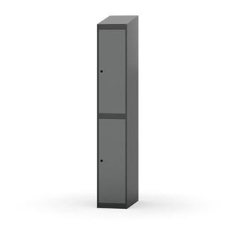 Novis garderobeskab skrå topplade 2:1 B30 cm