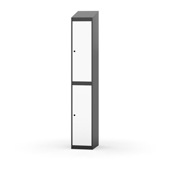 Novis garderobeskab skrå topplade 2:1 B30 cm