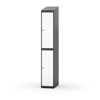 Novis garderobeskab skrå topplade 2:1 B30 cm