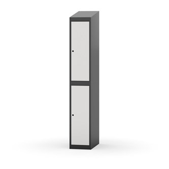 Novis garderobeskab skrå topplade 2:1 B30 cm