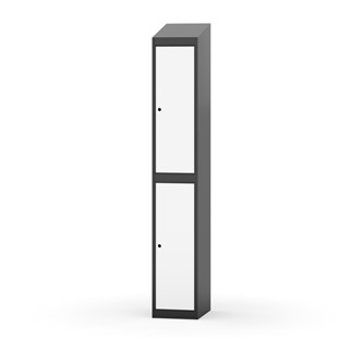 Novis garderobeskab skrå topplade 2:1 B30 cm