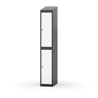 Novis garderobeskab skrå topplade 2:1 B30 cm
