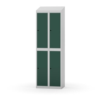Novis garderobeskab skrå topplade 2:2 B60 cm
