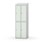 Novis garderobeskab skrå topplade 2:2 B60 cm