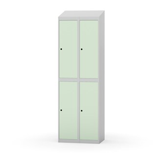 Novis garderobeskab skrå topplade 2:2 B60 cm
