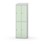 Novis garderobeskab skrå topplade 2:2 B60 cm