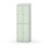 Novis garderobeskab skrå topplade 2:2 B60 cm
