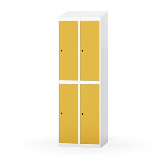 Novis garderobeskab skrå topplade 2:2 B60 cm