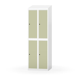 Novis garderobeskab skrå topplade 2:2 B60 cm
