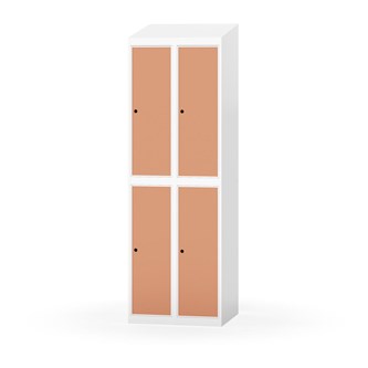 Novis garderobeskab skrå topplade 2:2 B60 cm