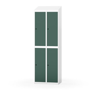 Novis garderobeskab skrå topplade 2:2 B60 cm