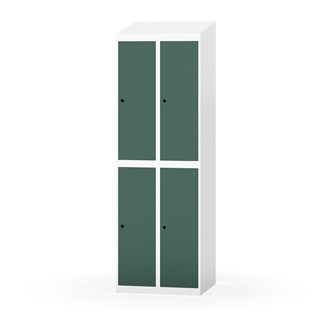 Novis garderobeskab skrå topplade 2:2 B60 cm